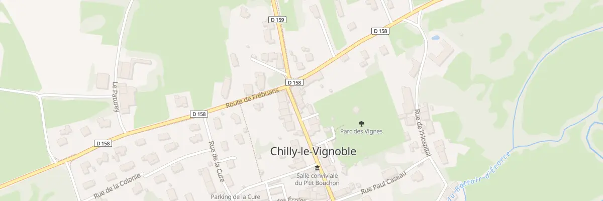 Plan du 29 Grande Rue à Chilly-le-Vignoble