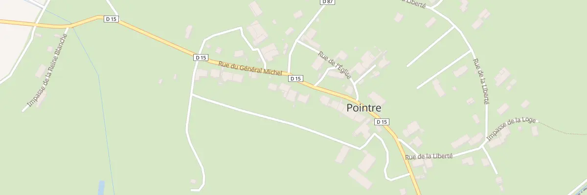 Plan du 1 All des Tilleuls à Pointre