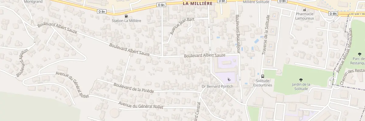 Plan du 62 Bd Albert Sauze à Marseille 11e Arrondissement