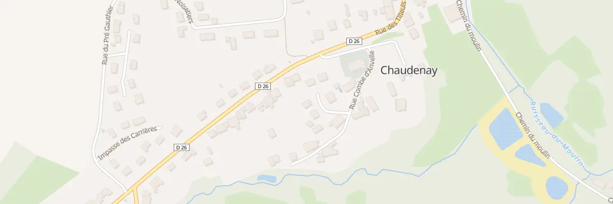 Plan du 5 Imp des Charrieres à Chaudenay