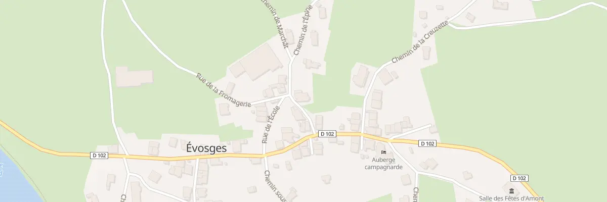 Plan du 5029 Le Village à Évosges