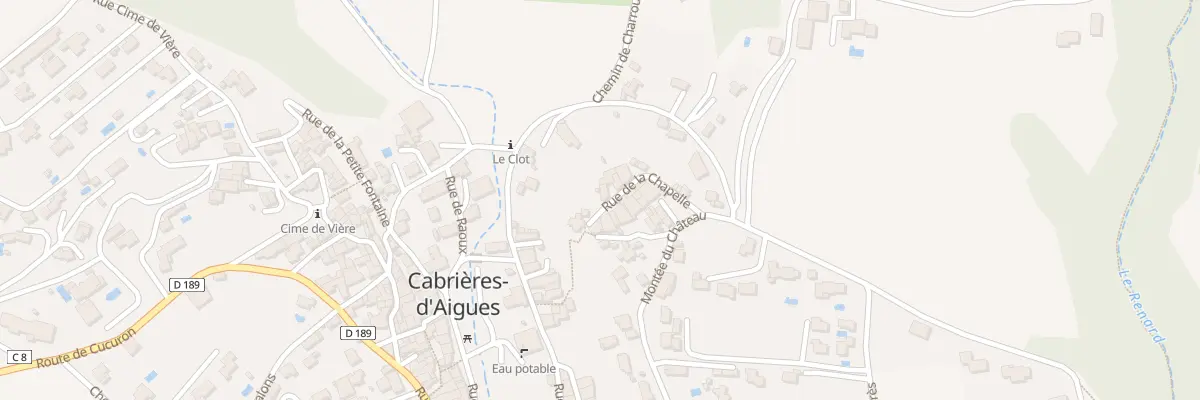 Plan du 5313 Le Chateau à Cabrières-d’Aigues