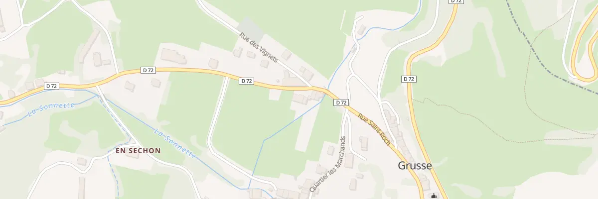 Plan du 10 Grande Rue Grusse à Val-Sonnette