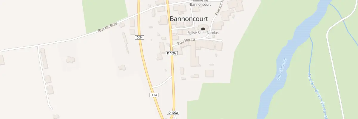 Plan du 2 Rue Haute à Bannoncourt