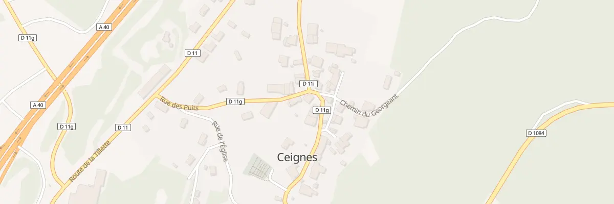 Plan du 24 Rue de la Mairie à Ceignes