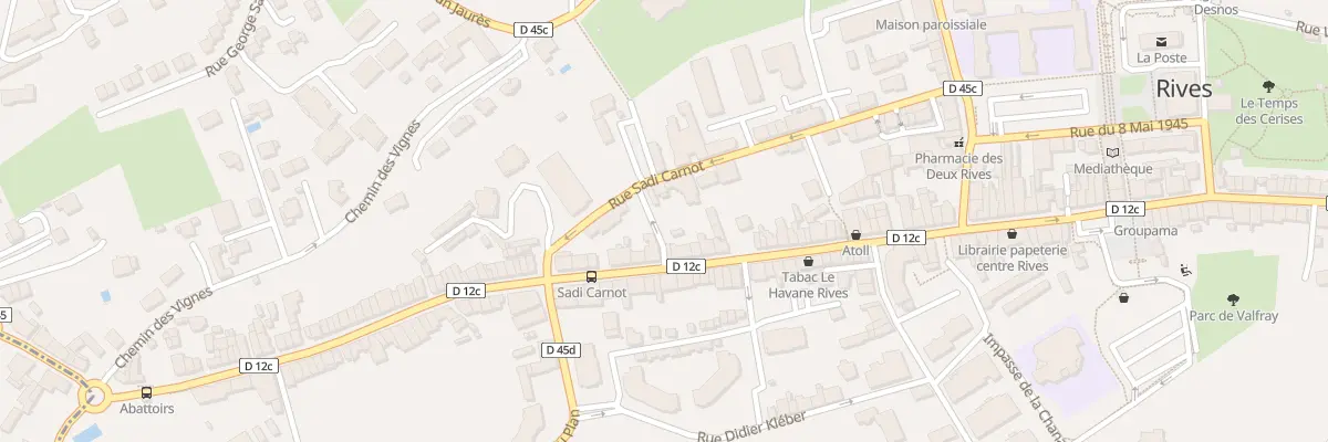 Plan du 117B Rue de la République à Rives