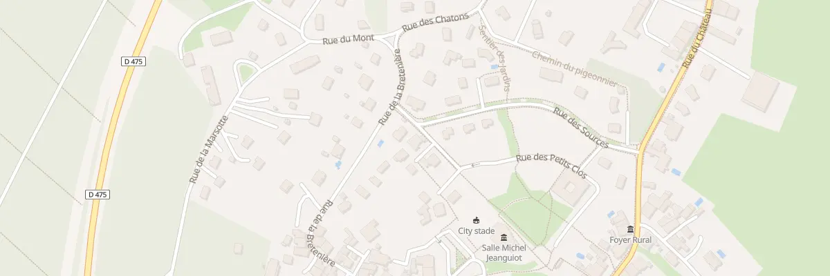 Plan du 29 Rue des Petits Clos à Authume
