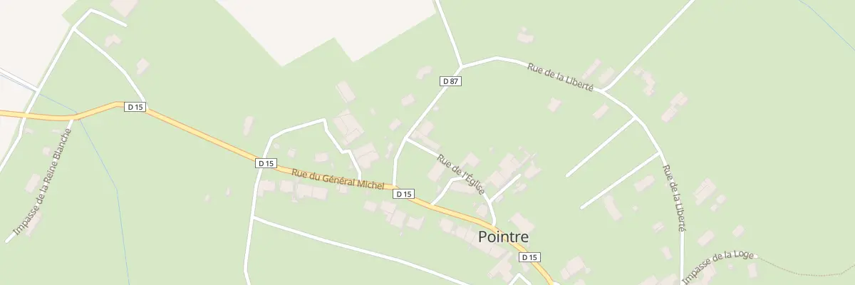 Plan du 1 Rue D l’Eglise à Pointre