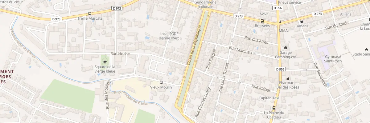 Plan du 6 Rue Hoche à Pertuis
