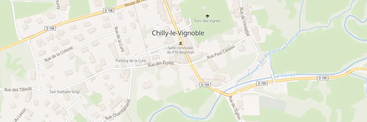 Plan du 18 Rue des Ecoles à Chilly-le-Vignoble
