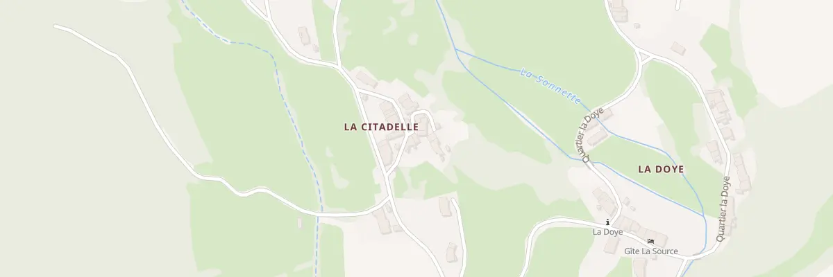 Plan du 15 Qua A la Citadelle à Val-Sonnette