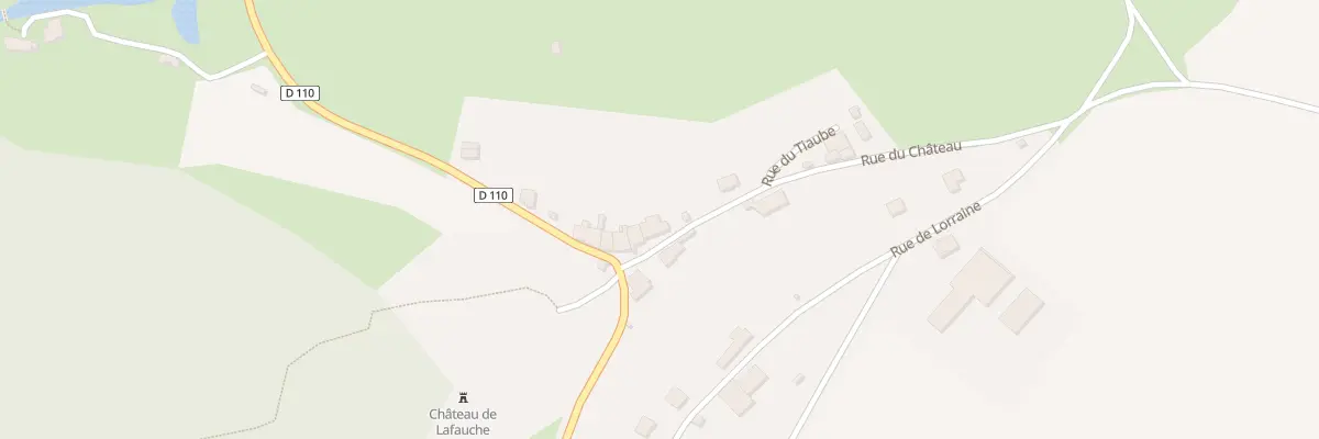 Plan du 5 Rue du Chateau à Lafauche