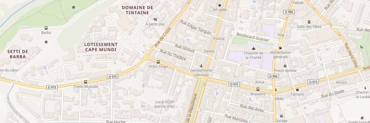 Plan du 9004F Rue du Theatre à Pertuis