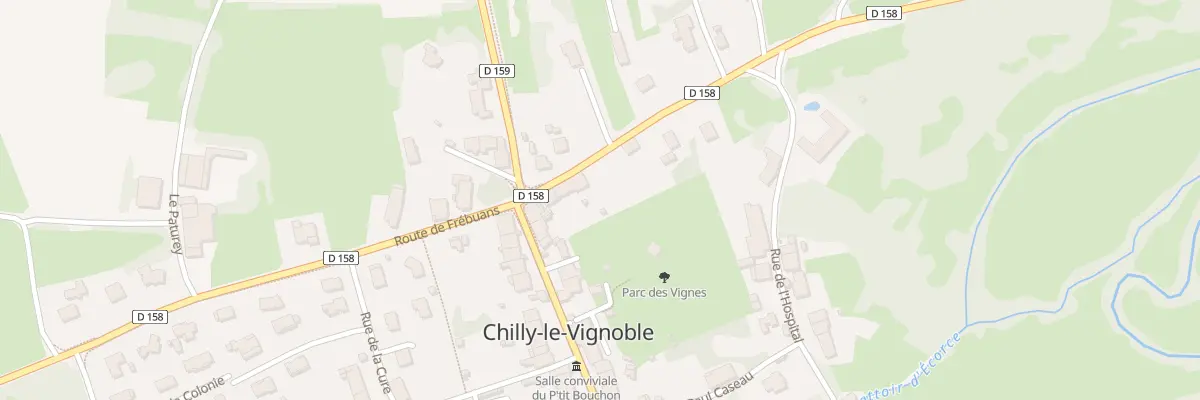 Plan du 54 Rte de Lons à Chilly-le-Vignoble