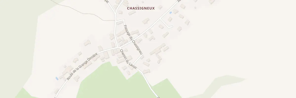 Plan du 60 Pas du Chassigneu à Villages du Lac de Paladru