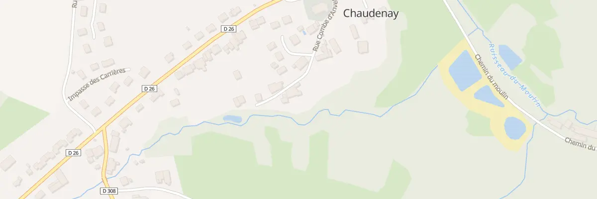 Plan du 5 Rue de la Combe d’Anvelle à Chaudenay