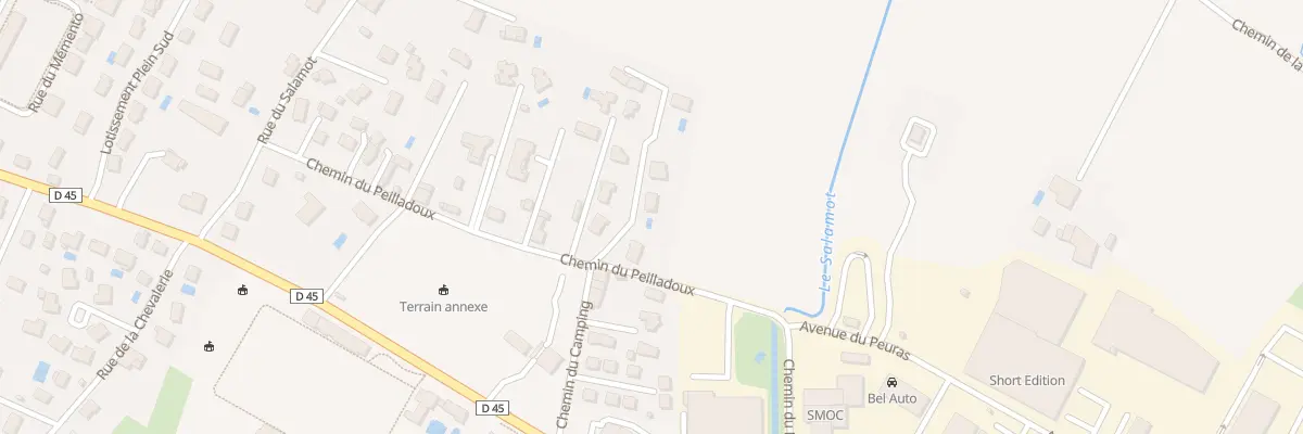 Plan du 6190 Peilladoux à Tullins