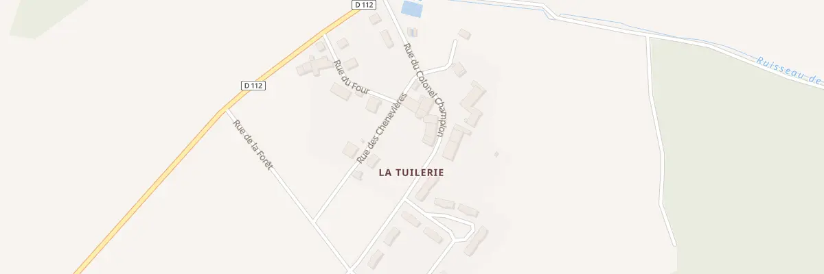 Plan du 6 Rue du Colonel Champion à Champagney