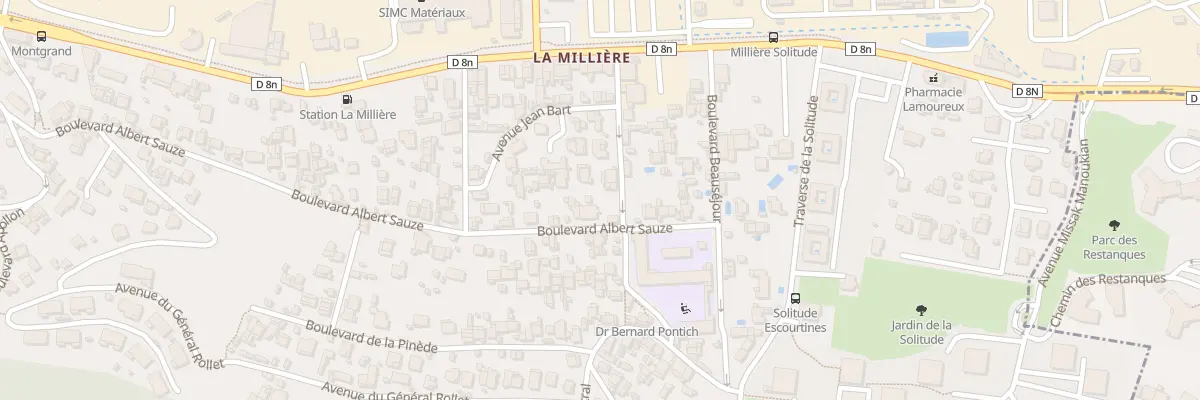 Plan du 75 Bd Albert Sauze à Marseille 11e Arrondissement