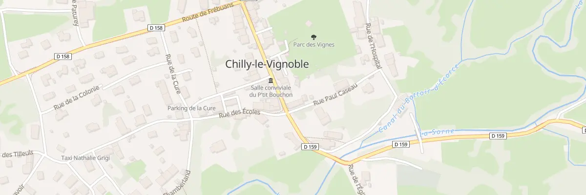 Plan du 171 Grande Rue à Chilly-le-Vignoble