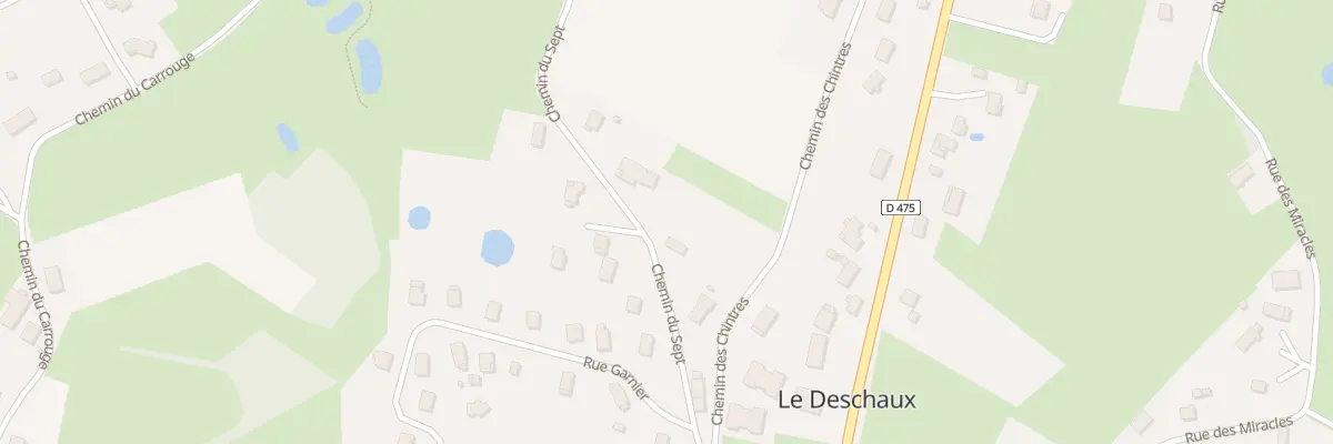 Plan du 5 Che du Sept au Deschaux