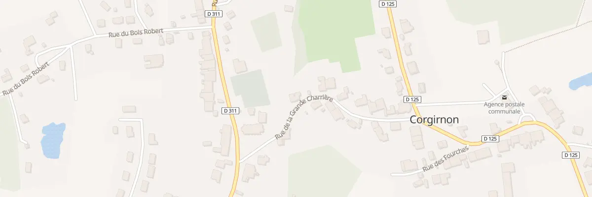 Plan du 1 Rue de la Grande Charriere à Champsevraine