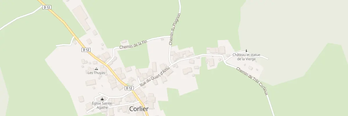 Plan du 5043 Corlier à Corlier