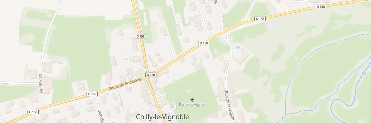 Plan du 96 Rte de Lons à Chilly-le-Vignoble
