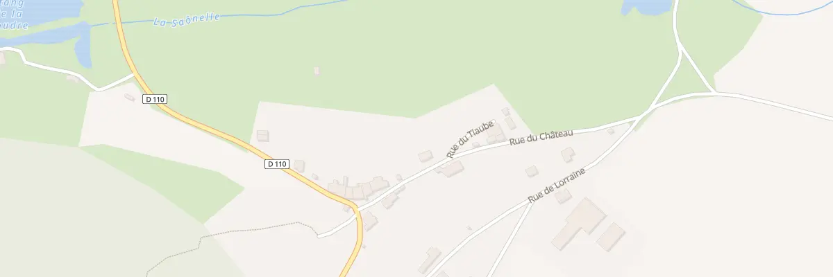 Plan du 7 Rue du Chateau à Lafauche