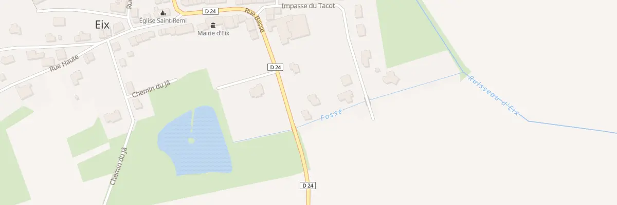 Plan du 36 Rue Basse à Eix