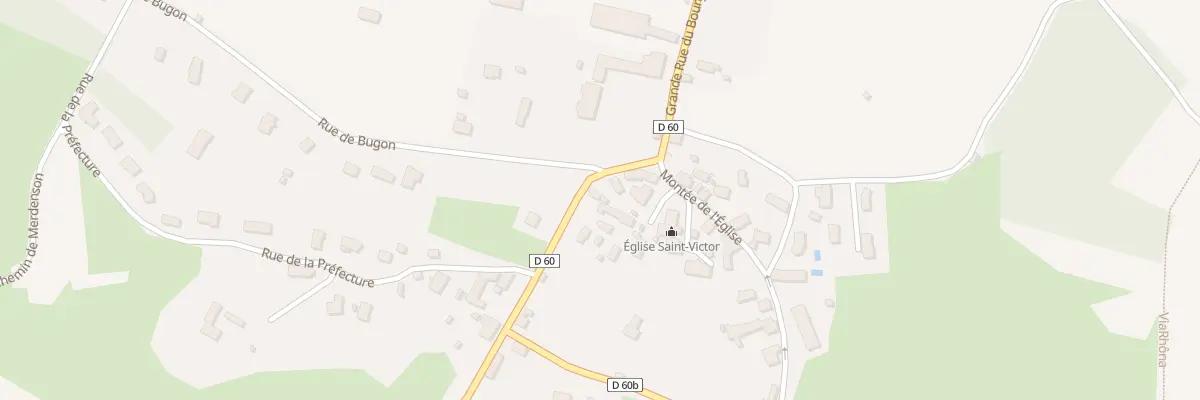 Plan du 5154 Grande Rue du Bourg à Saint-Victor-de-Morestel