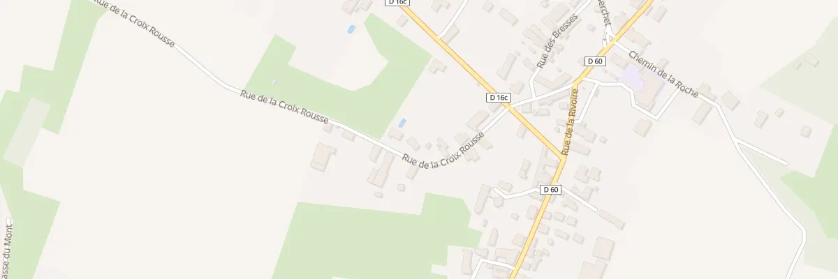 Plan du 5399 Rue de la Croix Rousse à Saint-Victor-de-Morestel
