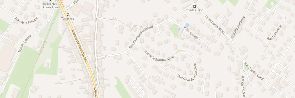Plan du 50 Rue de la Bombardière à Dole