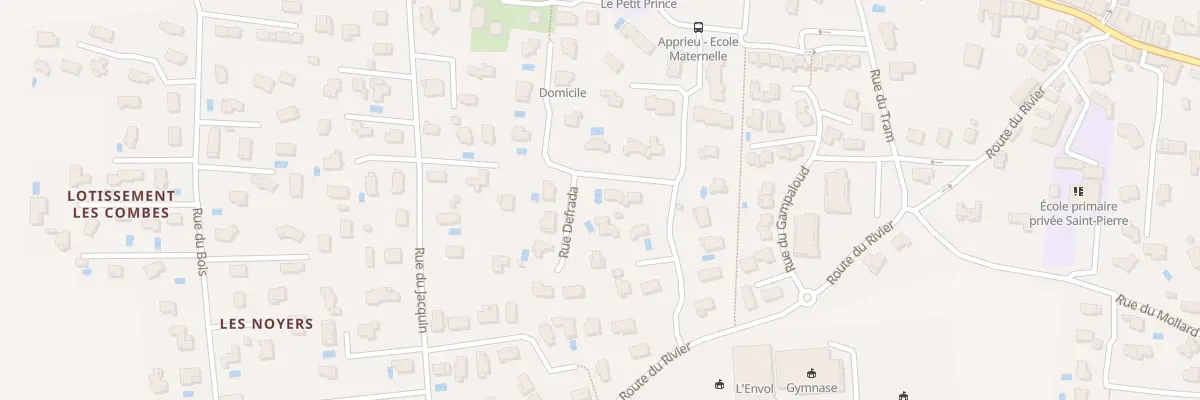 Plan du 163 Rue Defrada à Apprieu