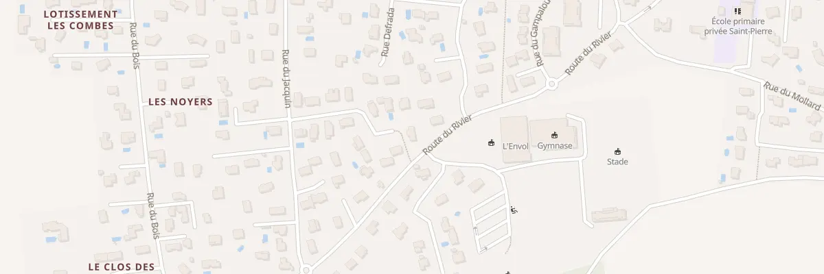 Plan du 405 Rue du Jacquin à Apprieu