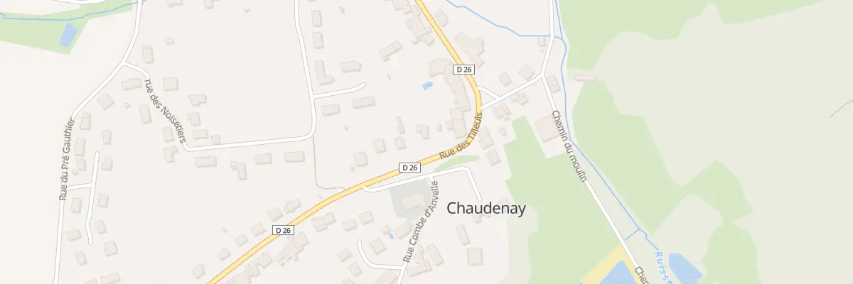 Plan du 7 Rue des Tilleuls à Chaudenay