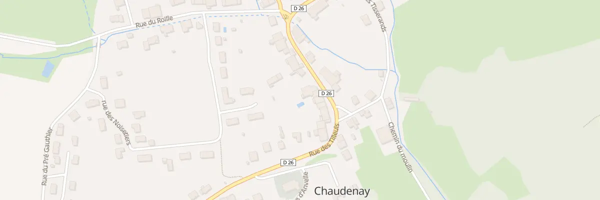 Plan du 19 Rue des Tilleuls à Chaudenay