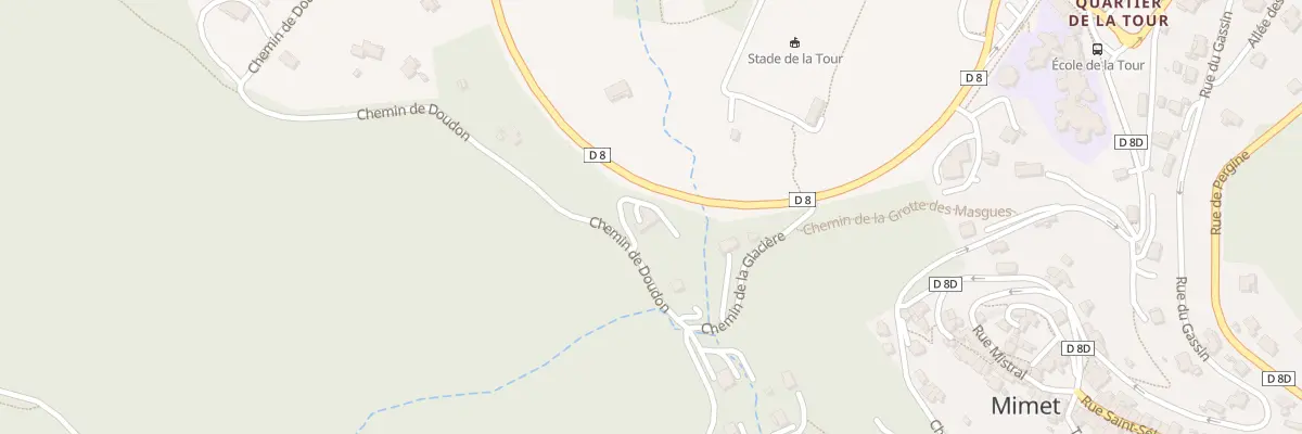 Plan du 66 Che de Doudon à Mimet