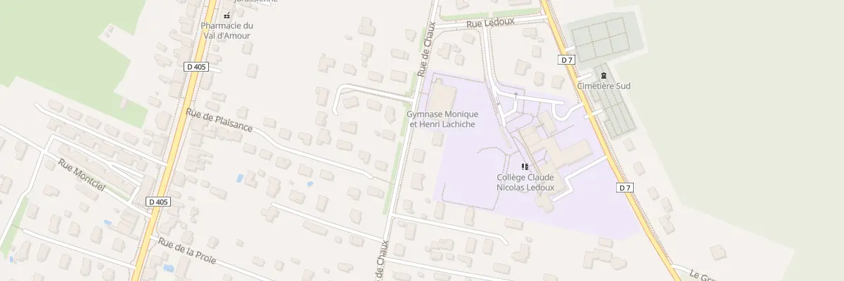 Plan du 18 Rue de Chaux à Marnézia