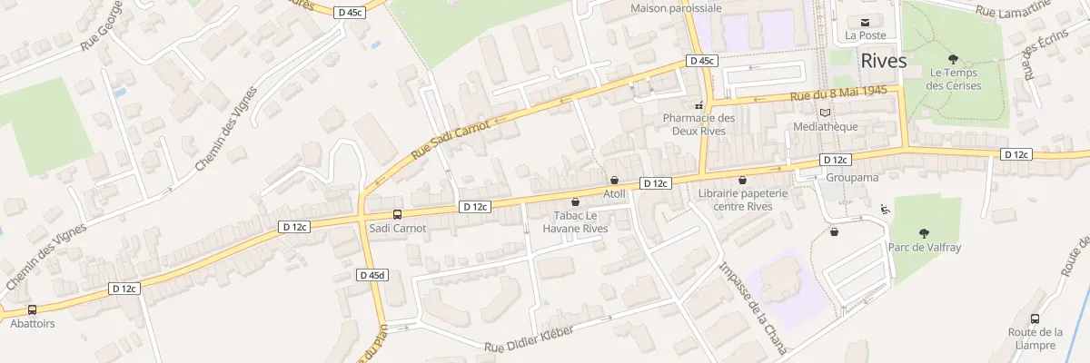 Plan du 103B Rue de la République à Rives