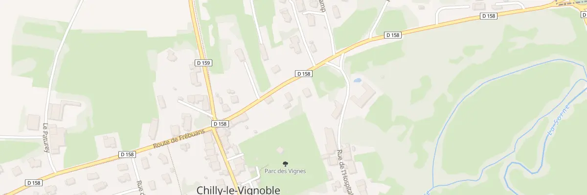 Plan du 150 Rte de Lons à Chilly-le-Vignoble
