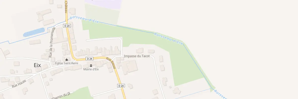 Plan du 4 Imp du Tacot à Eix
