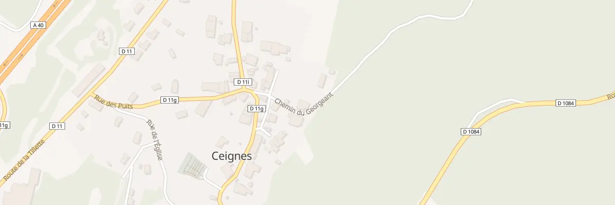 Plan du 63 Che du Georgeant à Ceignes