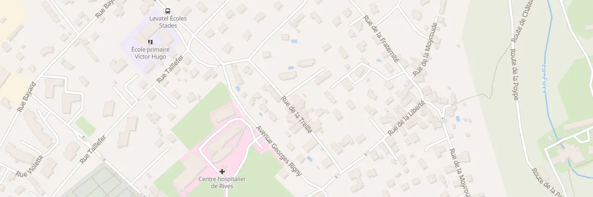 Plan du 132 Rue de la Treille à Rives