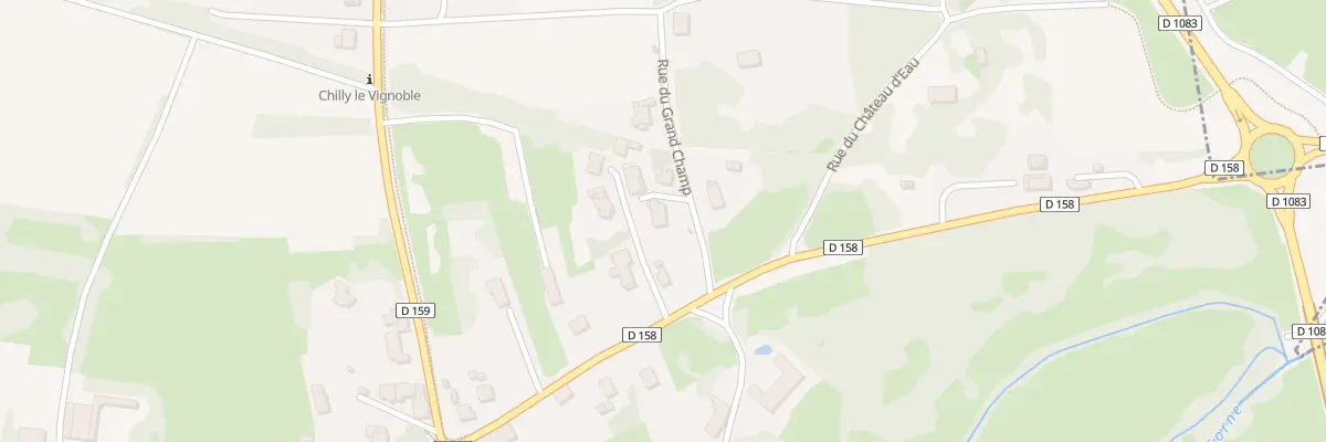 Plan du 61 Che du Grand Champ à Chilly-le-Vignoble