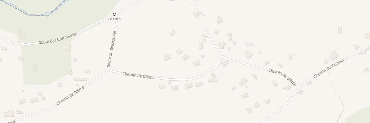 Plan du 318 Che de Dieme à Faverges-de-la-Tour