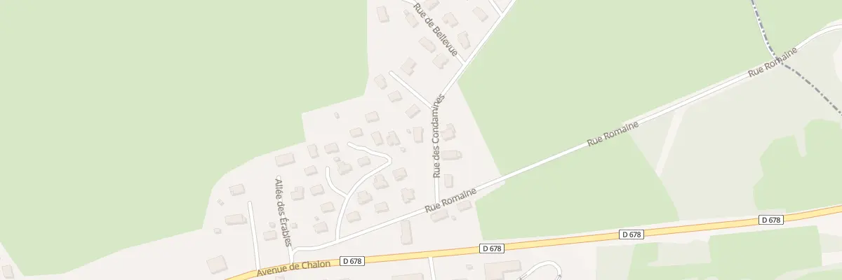 Plan du 3 Rue des Condamines à Courlans