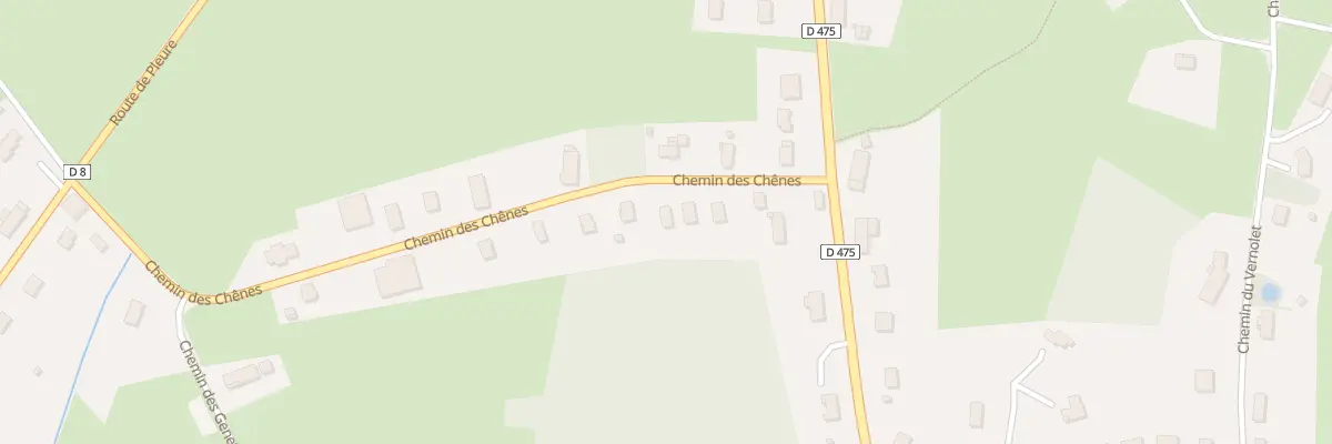 Plan du 11B Che des Chênes au Deschaux