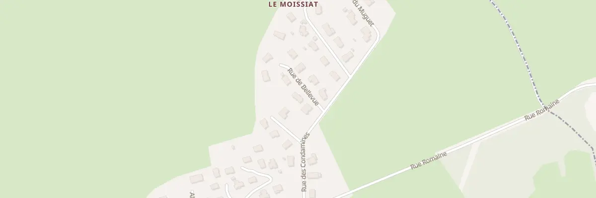 Plan du 3 Rue de Bellevue à Courlans