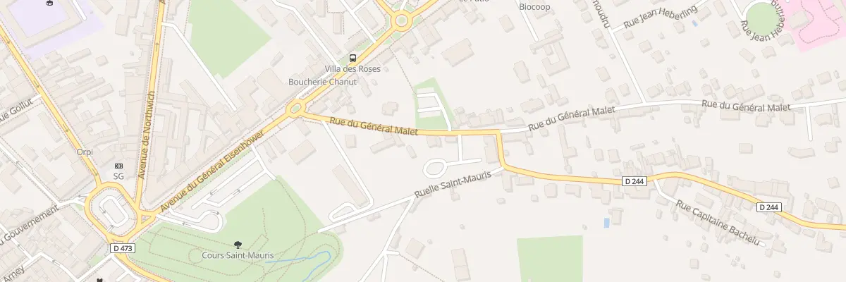 Plan du 1 Rue des Commards à Dole